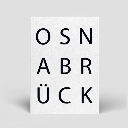 Postkarte Einzug/Umzug/Deko - "Osnabrück" - Naturbedacht kaufen