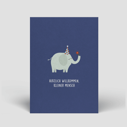 Postkarte - Elefant zur Geburt - Nr. 90 - Naturbedacht kaufen
