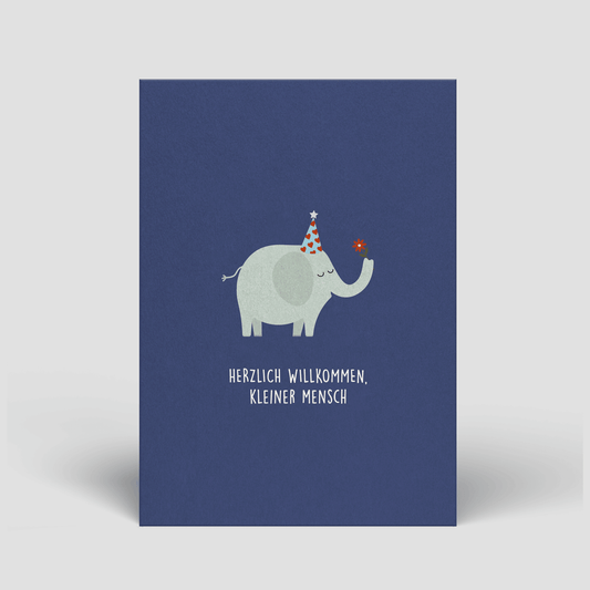 Postkarte - Elefant zur Geburt - Nr. 90 - Naturbedacht kaufen