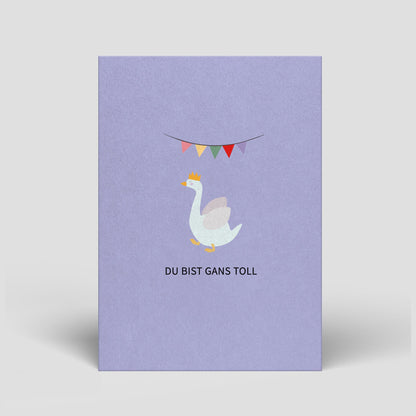 Postkarte - Geburtstag - Gans - Nr. 314 - Naturbedacht kaufen