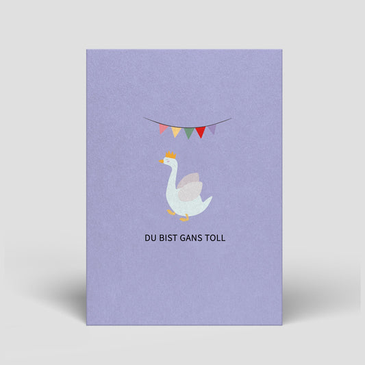 Postkarte - Geburtstag - Gans - Nr. 314 - Naturbedacht kaufen