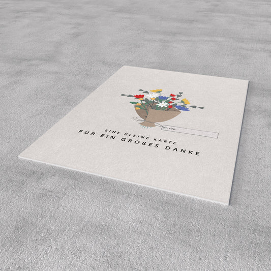Postkarte - Kleine Karte für ein großes Danke - Nr. 98 - Naturbedacht kaufen