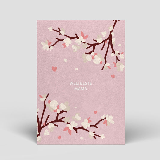 Postkarte Muttertag - Weltbeste Mama - Nr. 127 - Naturbedacht kaufen