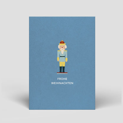 Postkarte - Weihnachten - Nussknacker - Nr. 4 - Naturbedacht kaufen