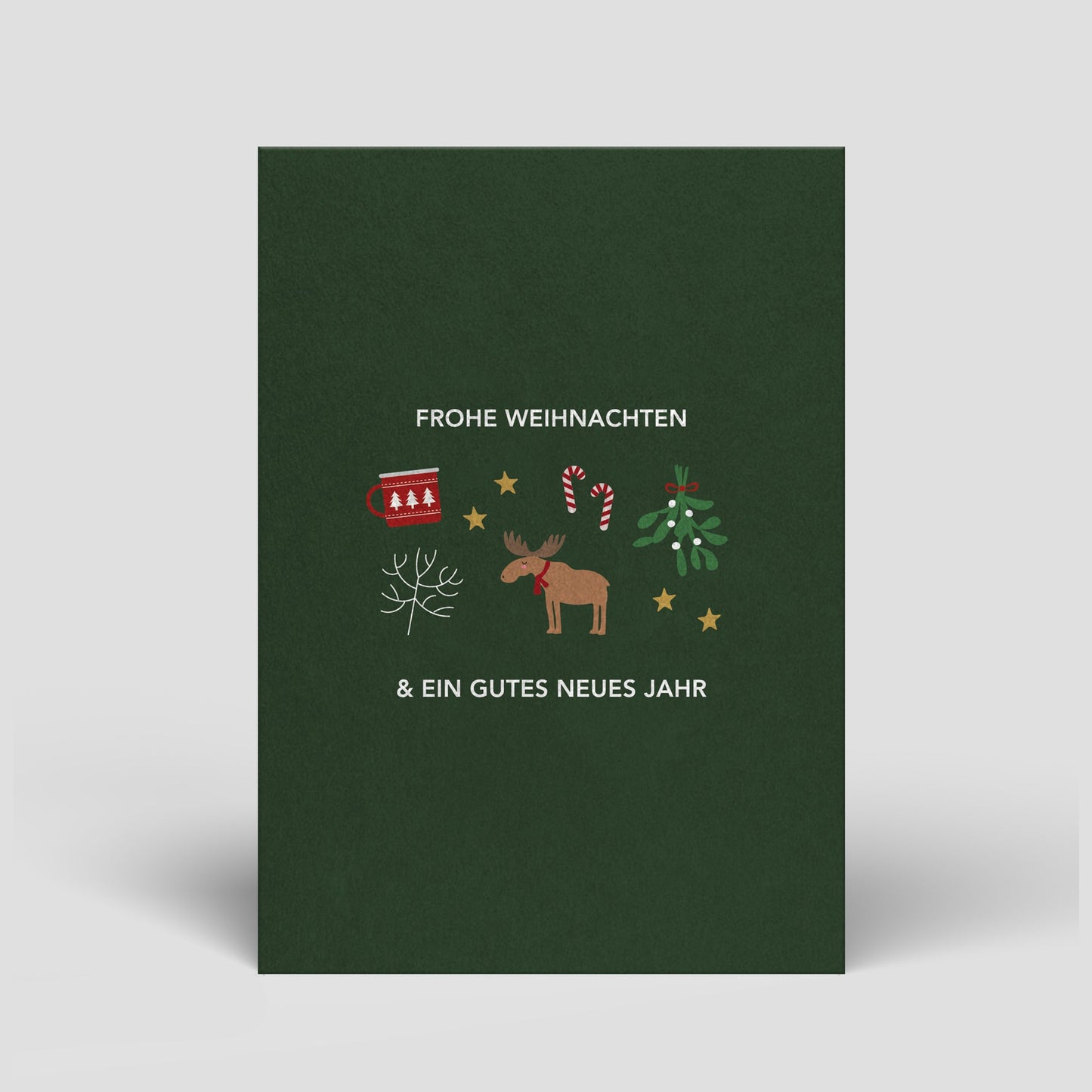 Postkarte - Weihnachten - Symbole - Nr. 2 - Naturbedacht kaufen