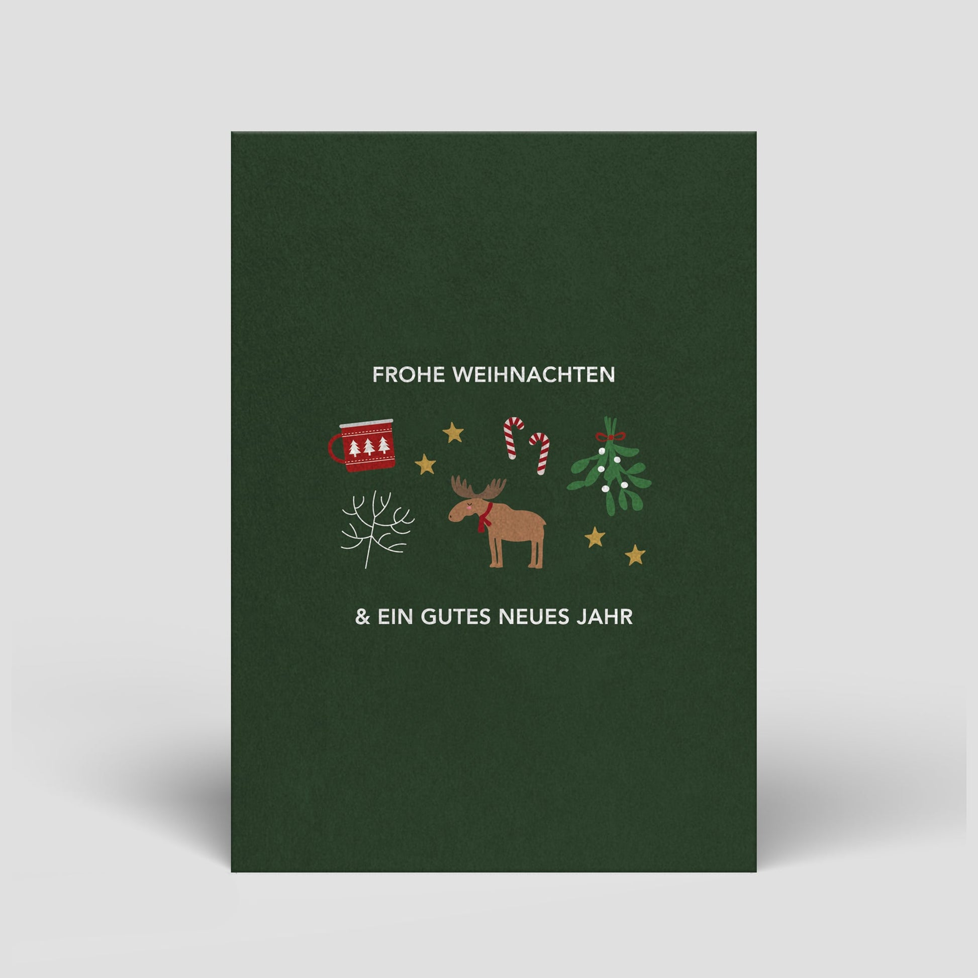 Postkarte - Weihnachten - Symbole - Nr. 2 - Naturbedacht kaufen