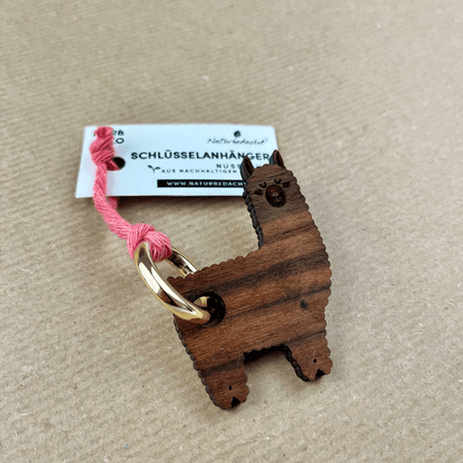 Schlüsselanhänger - Alpaka – Nr. 12 - Naturbedacht kaufen