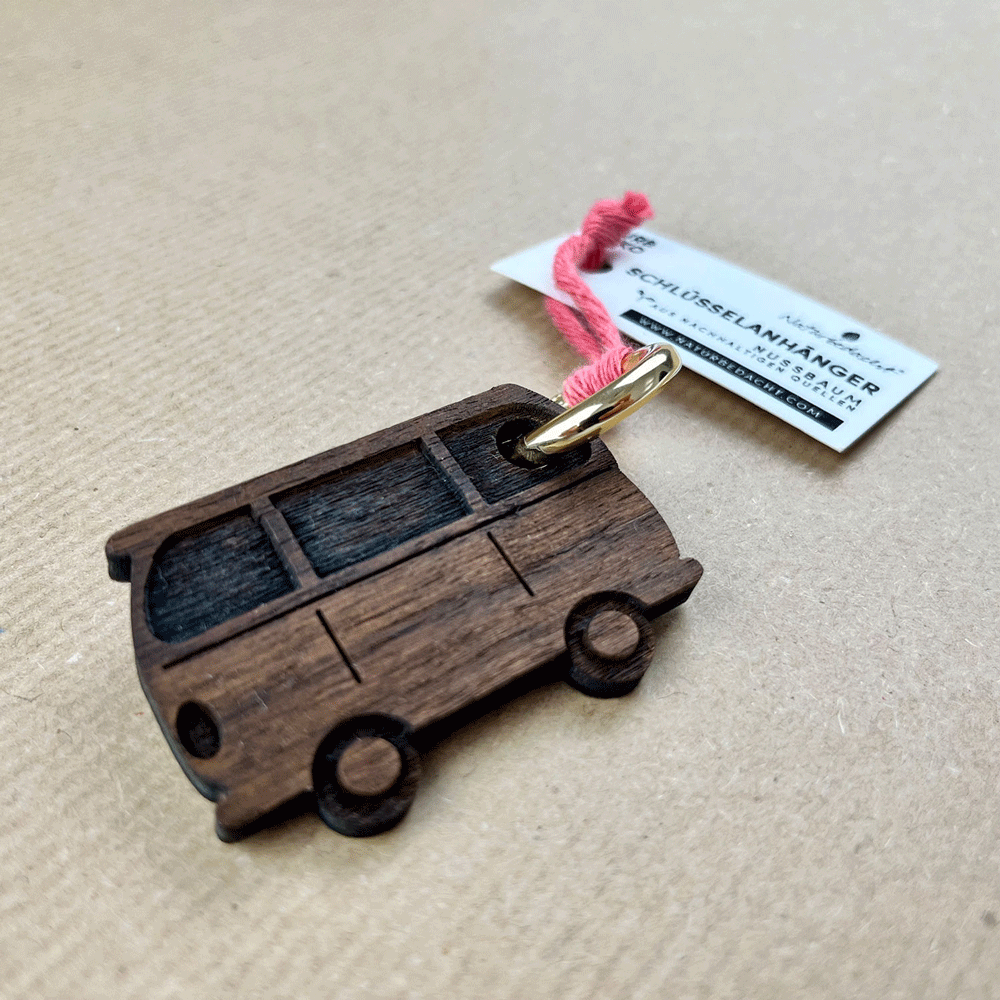 Schlüsselanhänger - Camper – Nr. 4 - Naturbedacht kaufen