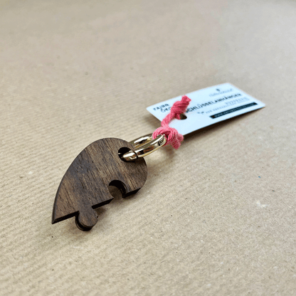 Schlüsselanhänger - Herzpuzzle – Nr. 16 - Naturbedacht kaufen