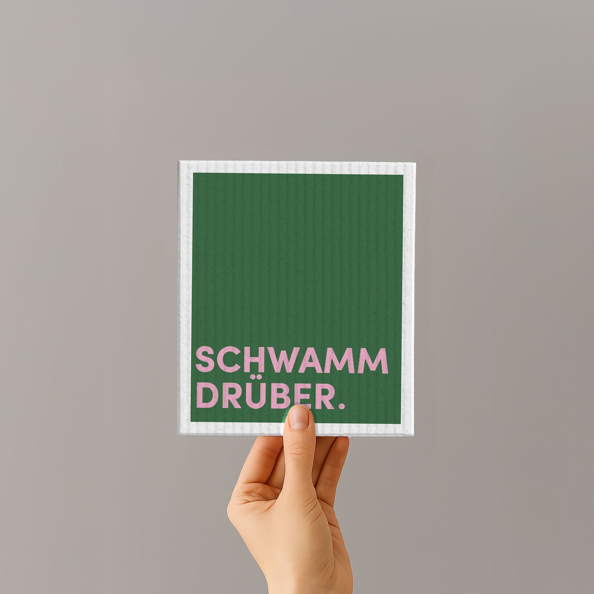Schwammtuch - Naturschwammtuch - Spruch - Schwamm drüber - Nr. 12 - Naturbedacht kaufen