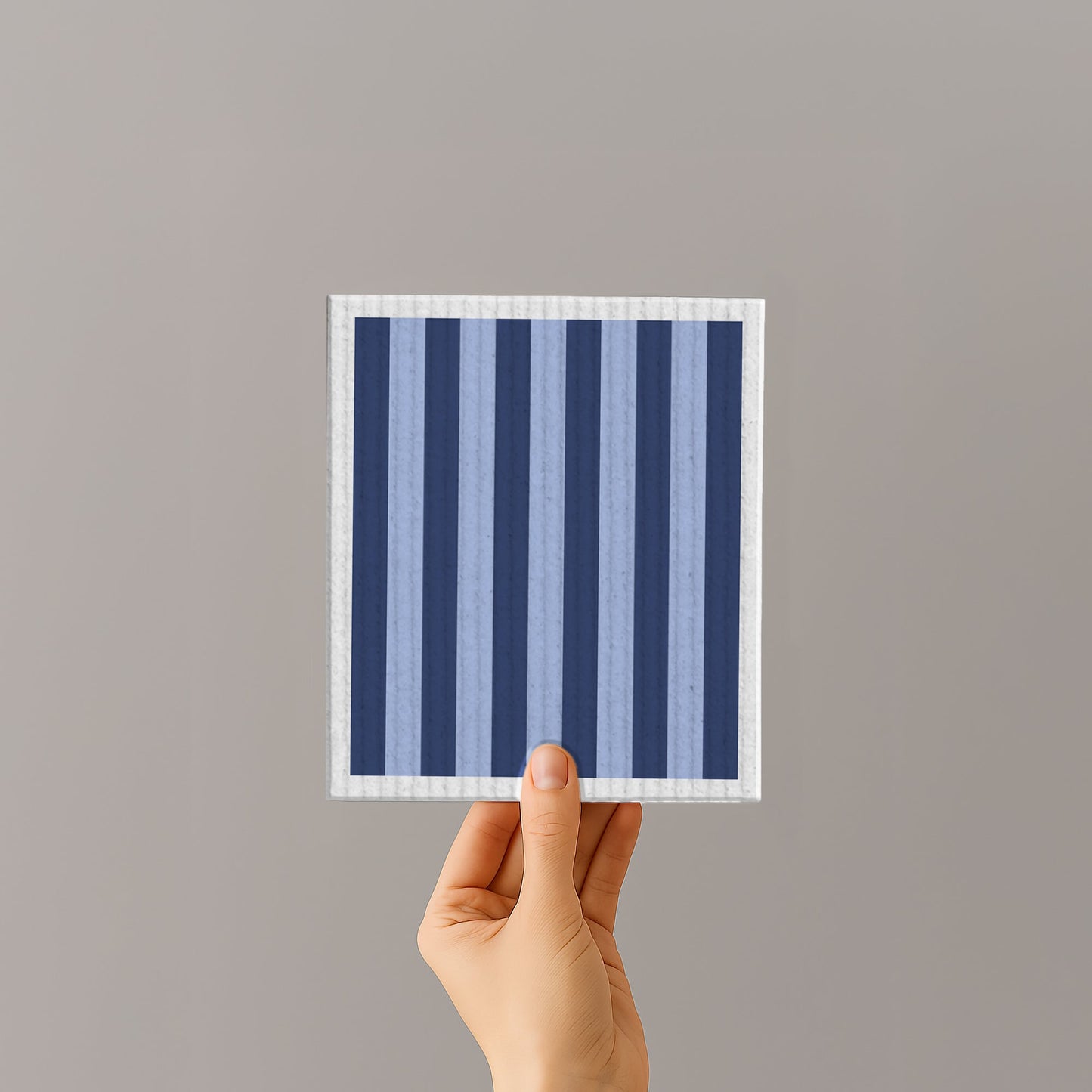 Schwammtuch - Naturschwammtuch - Streifen - Blau - Nr. 8 - Naturbedacht kaufen