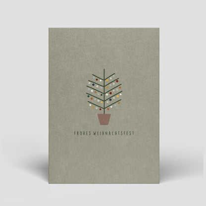 Weihnachtskarte inkl. Recycling - Umschlag - fair, ökologisch und nachhaltig - Naturbedacht kaufen