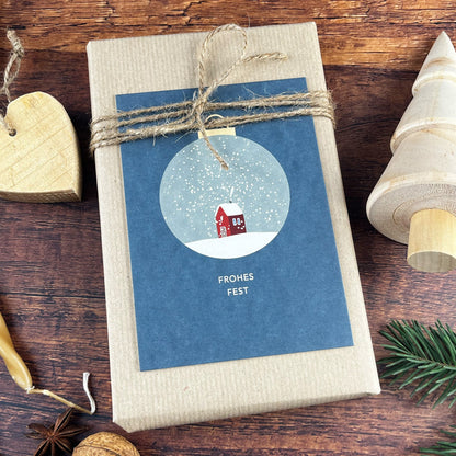 Weihnachtskarte inkl. Recycling - Umschlag - fair, ökologisch und nachhaltig - Naturbedacht kaufen