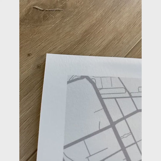 Stadtkarte personalisiert mit Pin