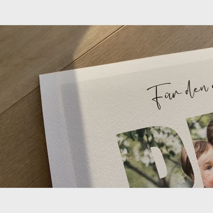 Personalisierte Foto-Collage für Papa