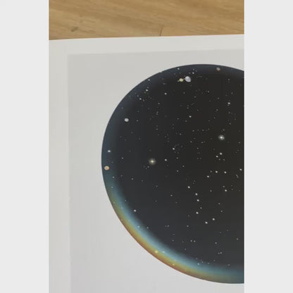 Sternenkarte personalisiert - Sternenhimmel Bild mit euren Sternen personalisieren