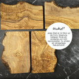 Personalisiertes Schneidebrett aus Olivenholz - Wanderlust