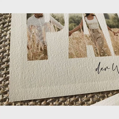 Personalisierte Foto-Collage Papa - Vatertag Geschenk