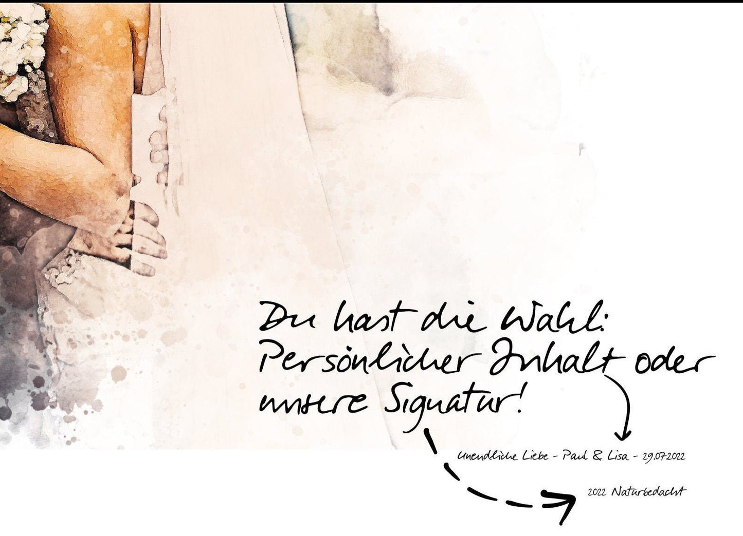 Aquarell Portrait - Naturbedacht kaufen