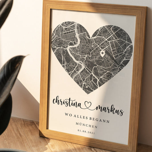 Hochzeitsgeschenk personalisiert - Naturbedacht kaufen