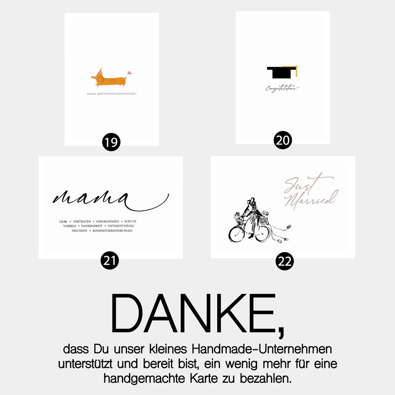 Postkarte Muttertag - "Definition/Duden"