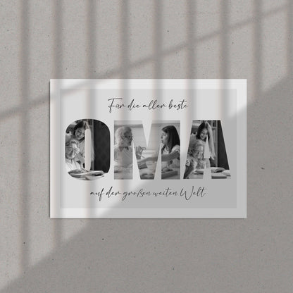 Personalisierte Foto - Collage - OMA - Naturbedacht kaufen