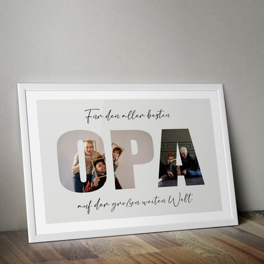 Personalisierte Foto - Collage - OPA - Naturbedacht kaufen