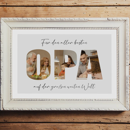 Personalisierte Foto - Collage - OPA - Naturbedacht kaufen