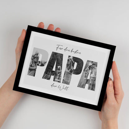 Personalisierte Foto - Collage - PAPA - Naturbedacht kaufen
