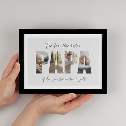 Personalisierte Foto - Collage - PAPA - Naturbedacht kaufen