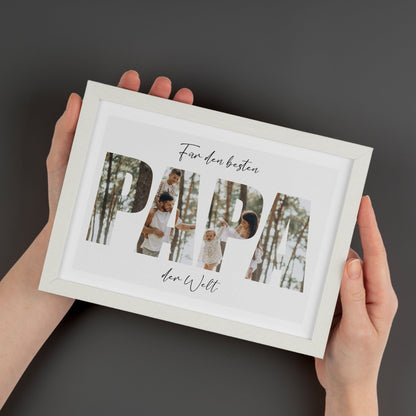 Personalisierte Foto - Collage - PAPA - Naturbedacht kaufen
