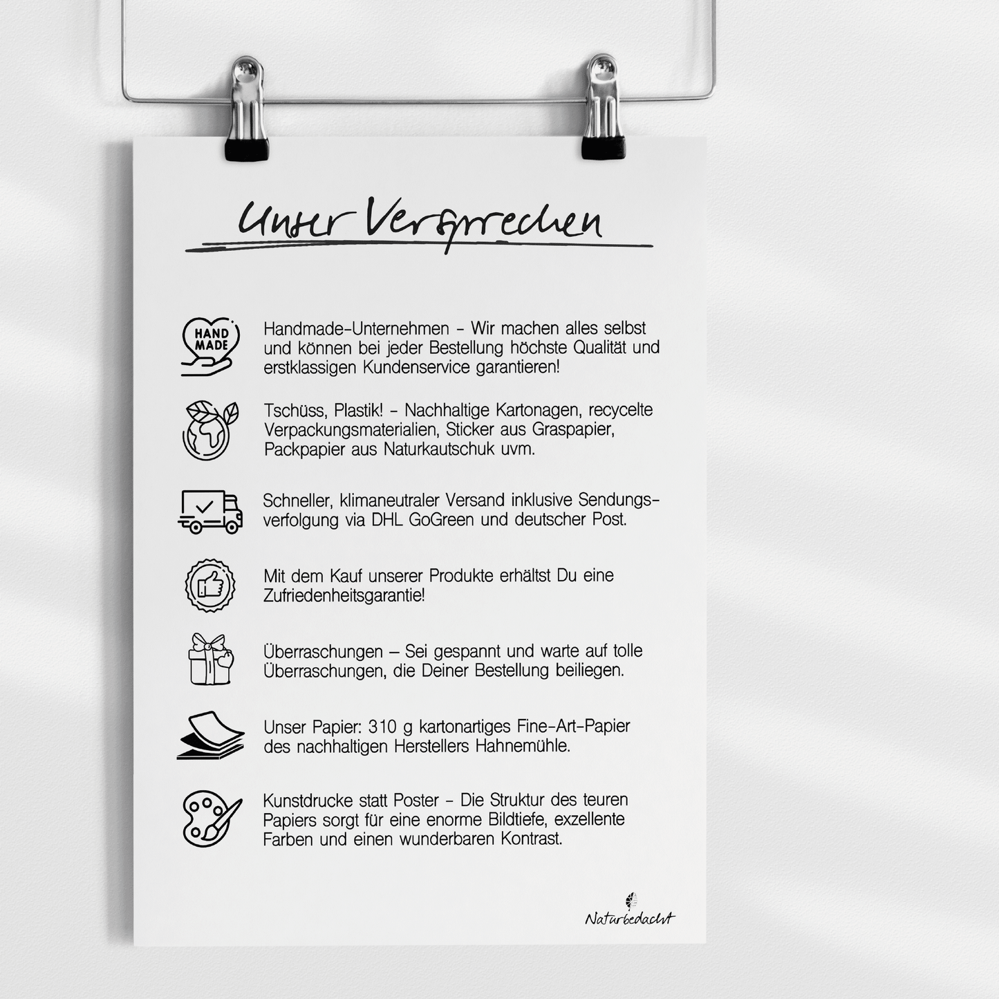 Personalisierte Foto - Collage - PAPA - Naturbedacht kaufen