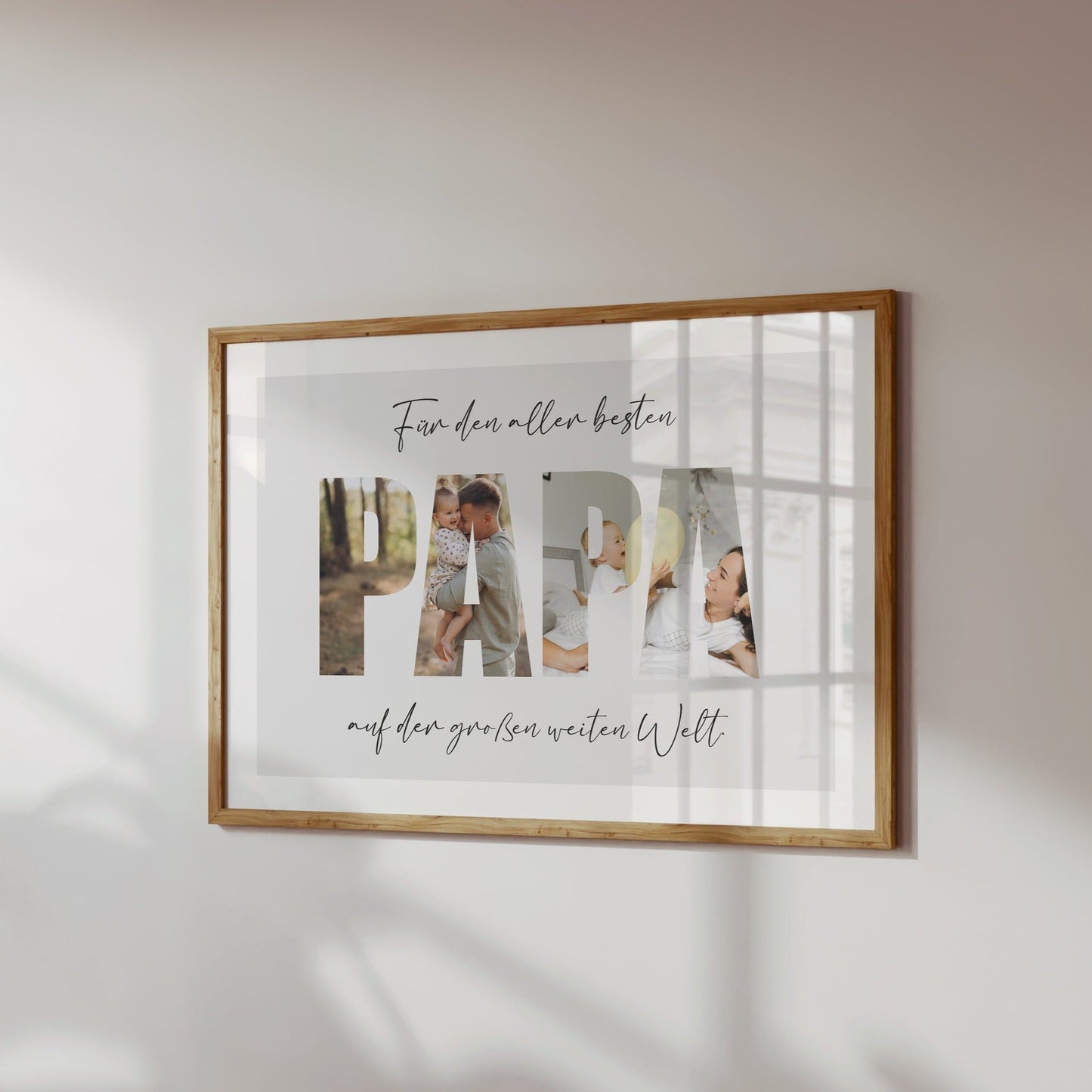 Personalisierte Foto - Collage - PAPA - Naturbedacht kaufen