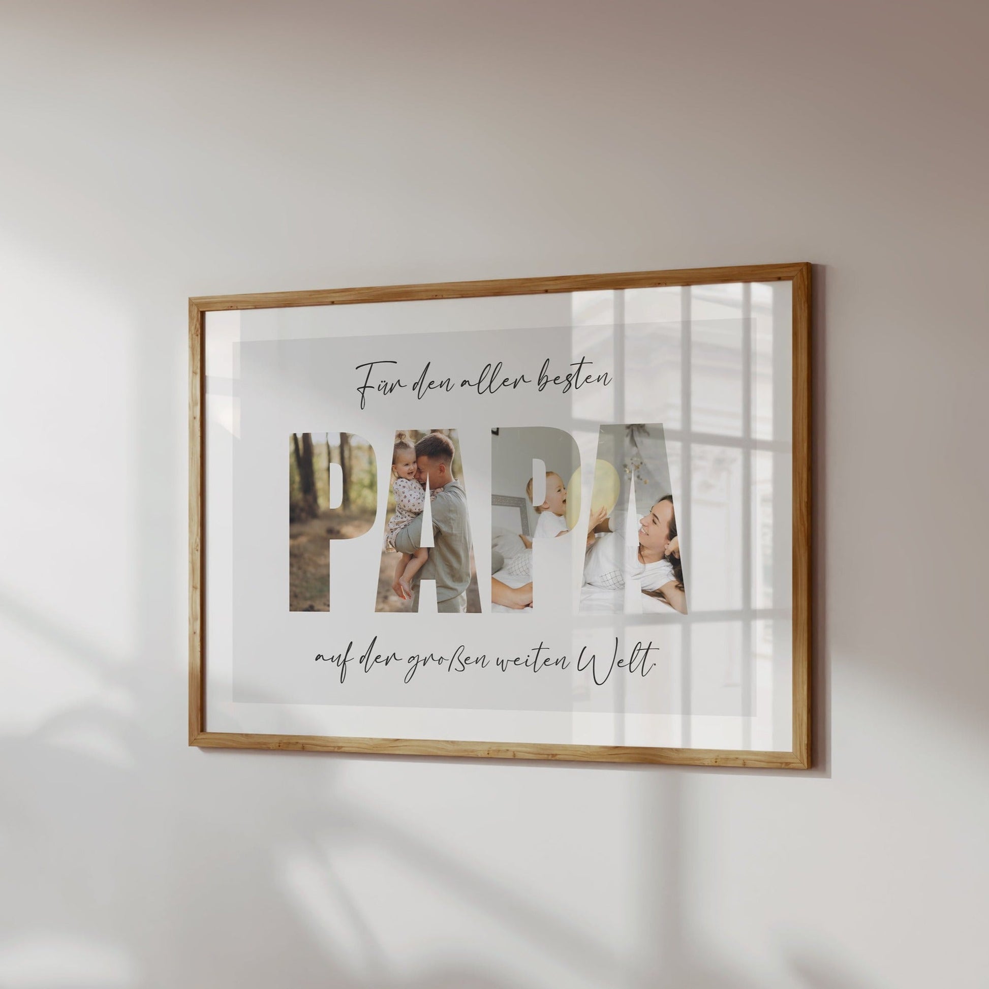 Personalisierte Foto - Collage - PAPA - Naturbedacht kaufen