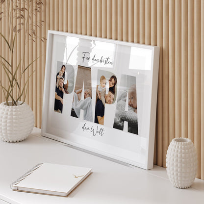 Personalisierte Foto - Collage - PAPA - Naturbedacht kaufen