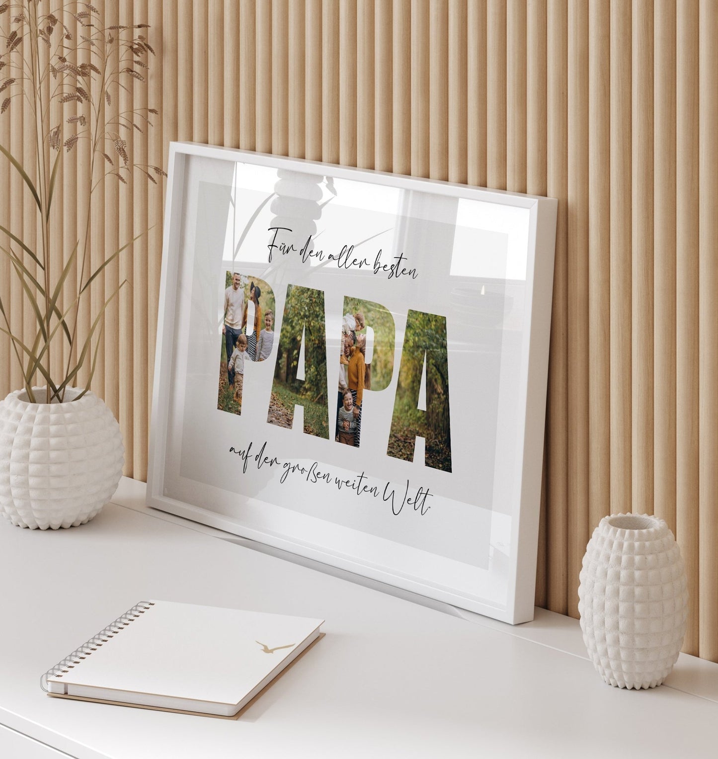 Personalisierte Foto - Collage - PAPA - Naturbedacht kaufen
