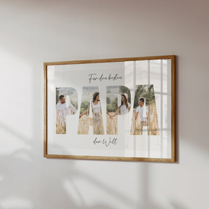 Personalisierte Foto - Collage - PAPA - Naturbedacht kaufen