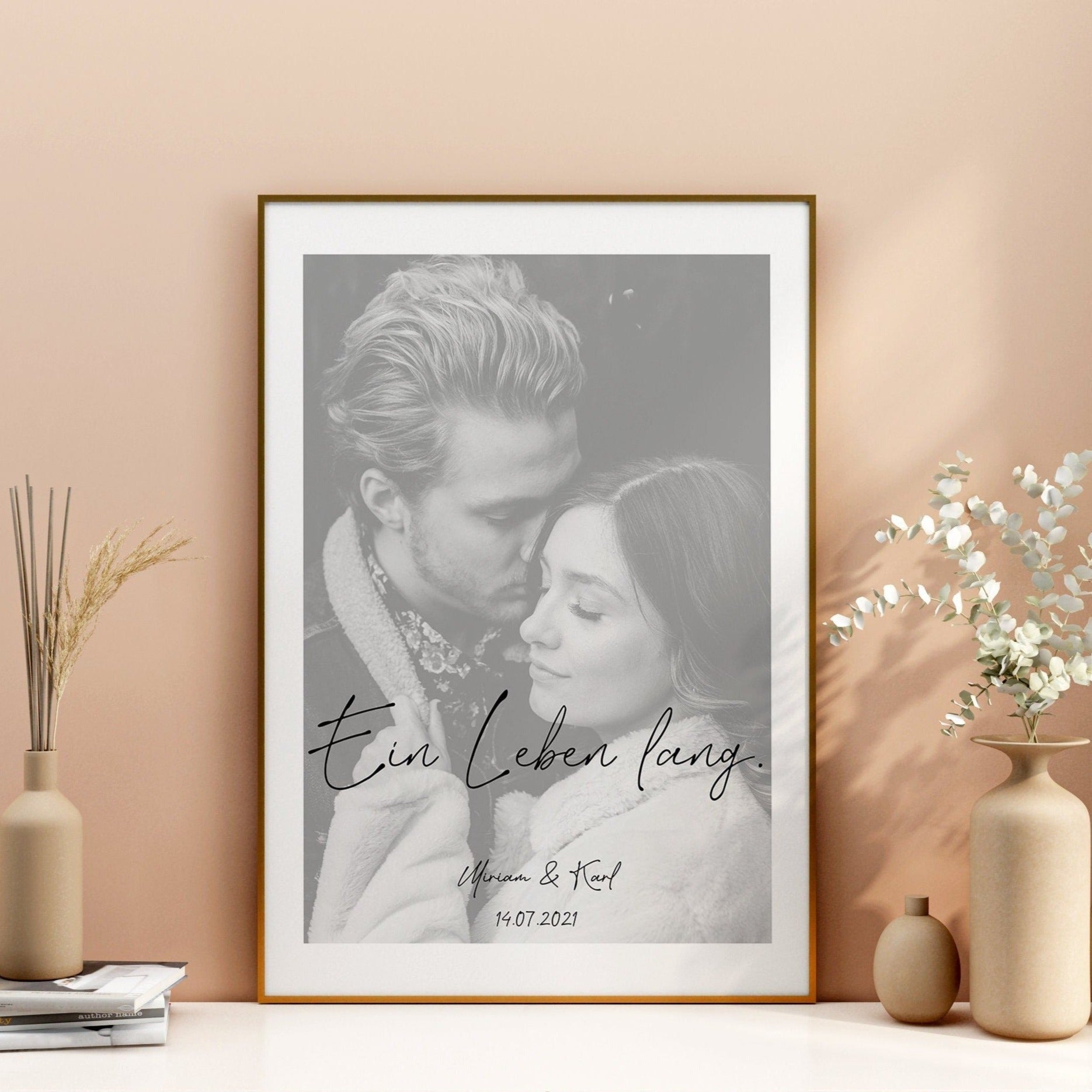 Personalisierter Foto - Druck - "Liebe" - Naturbedacht kaufen