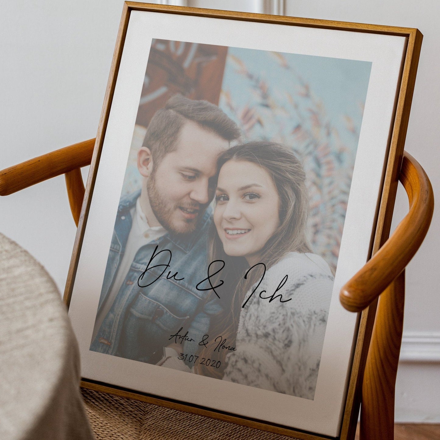 Personalisierter Foto - Druck - "Liebe" - Naturbedacht kaufen