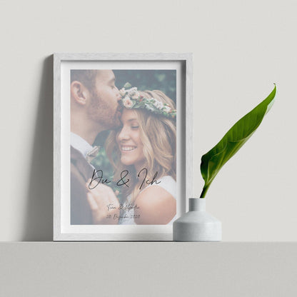 Personalisierter Foto - Druck - "Liebe" - Naturbedacht kaufen