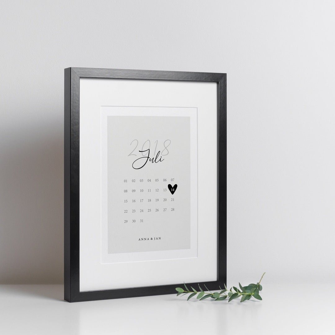 Personalisierter Kalender - Besonderer Tag - Naturbedacht kaufen