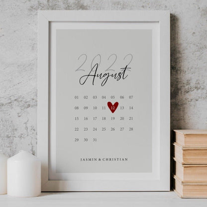 Personalisierter Kalender - Besonderer Tag - Naturbedacht kaufen