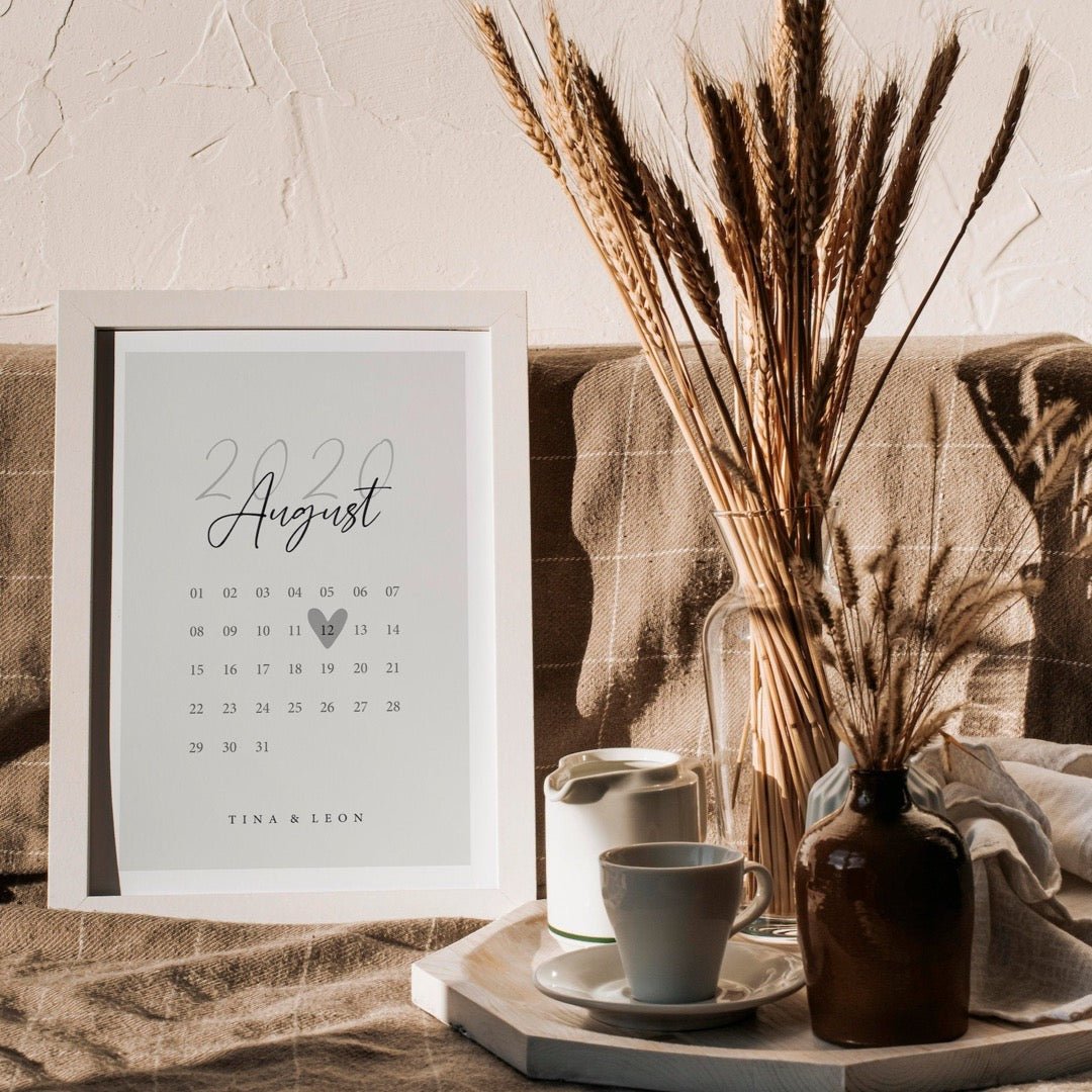 Personalisierter Kalender - Besonderer Tag - Naturbedacht kaufen