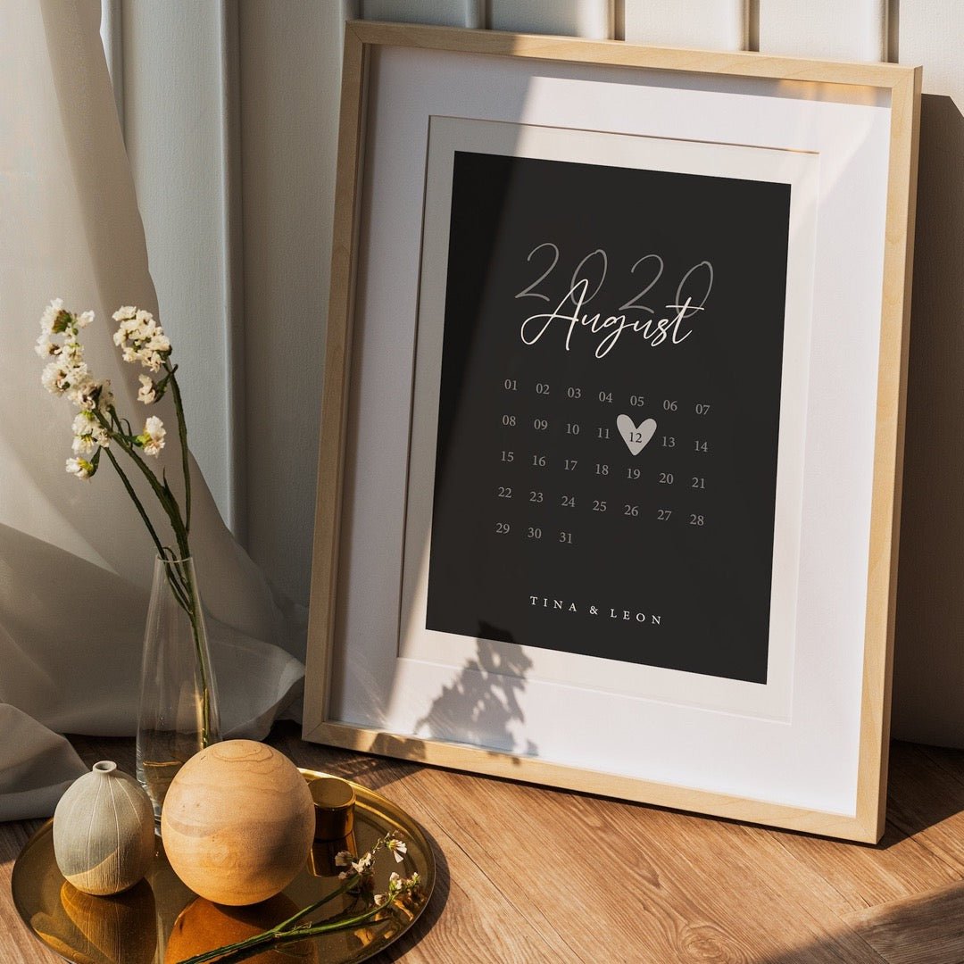 Personalisierter Kalender - Besonderer Tag - Naturbedacht kaufen