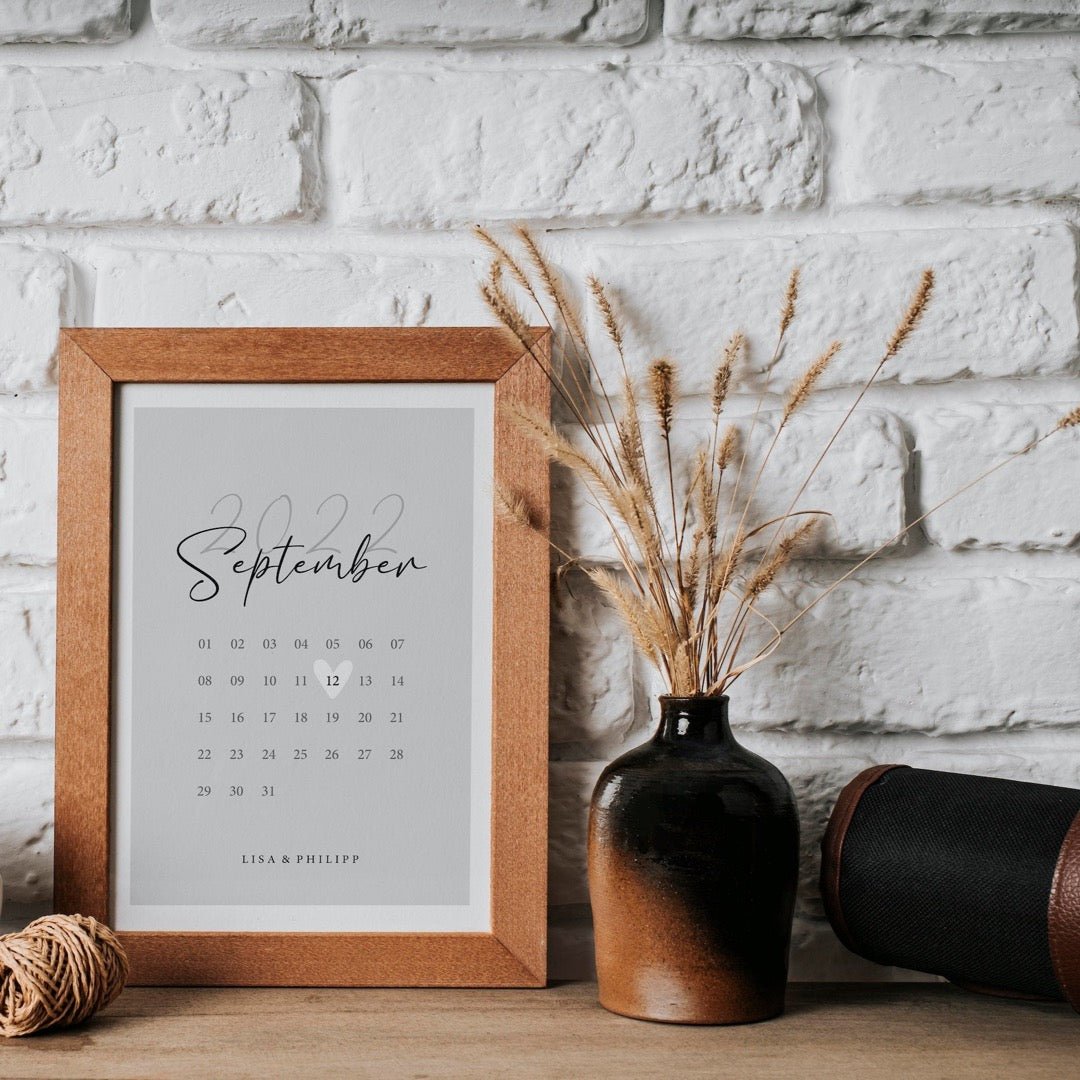 Personalisierter Kalender - Besonderer Tag - Naturbedacht kaufen