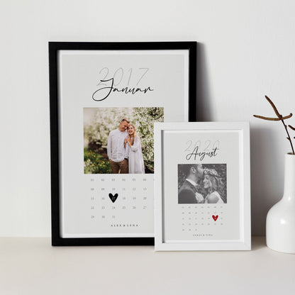Personalisierter Kalender mit Foto - Besonderer Tag - Naturbedacht kaufen