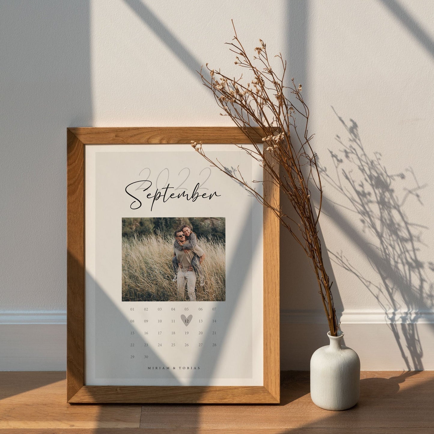 Personalisierter Kalender mit Foto - Besonderer Tag - Naturbedacht kaufen