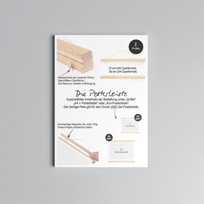 Personalisierter Kunstdruck - Collage MAMA - Naturbedacht kaufen