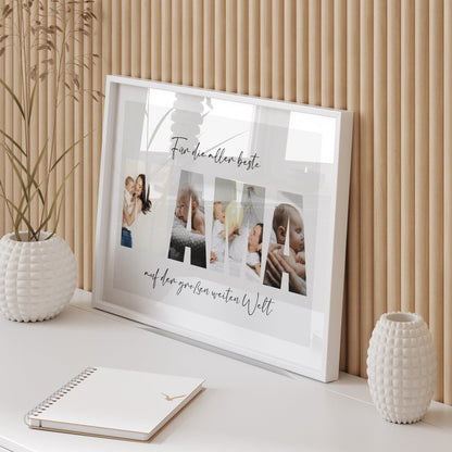 Personalisierter Kunstdruck - Collage MAMA - Naturbedacht kaufen