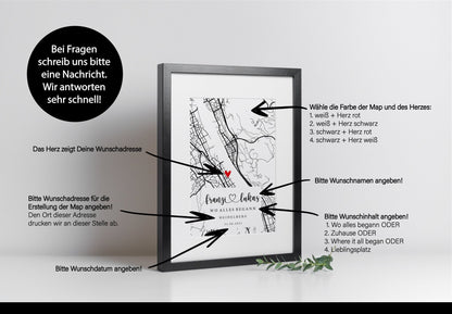 Wo alles begann - Personalisierter Kunstdruck - Naturbedacht kaufen